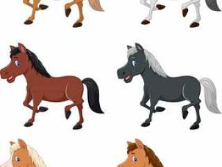 Beautiful horse pony collection set