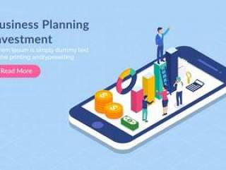 Business Planning Investment concept.