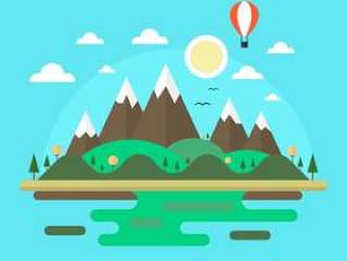 平坦的景观设计