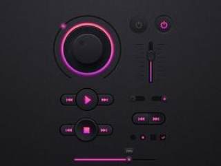 紫色UI设计