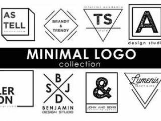 Minimal logo template collection