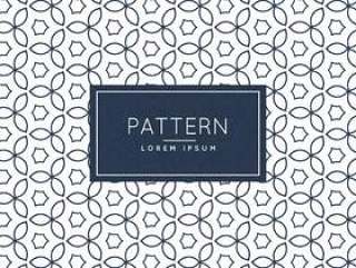 现代花线条图案背景