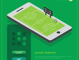 等距的足球手机游戏插图