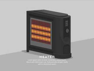 加热器背景