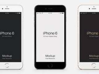 iPhone 6 Plus Psd矢量模拟