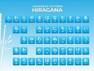 日本信函平假名字母表