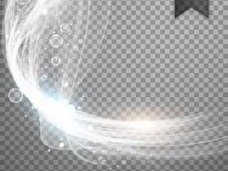 透明白光效果背景
