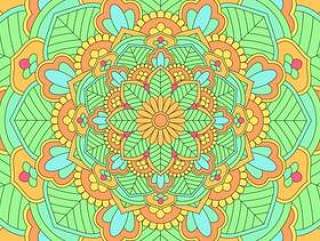 万花筒图案背景图