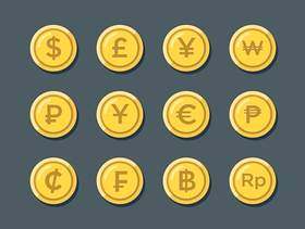 自由的世界货币符号