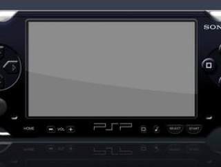 索尼PSP游戏机PSD分层素材