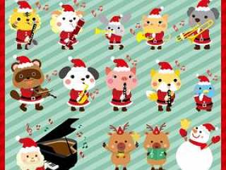 动物和乐队的圣诞节版本集合
