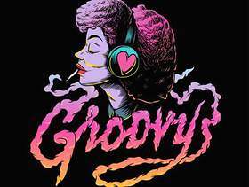 Groovy非洲音乐创意插图