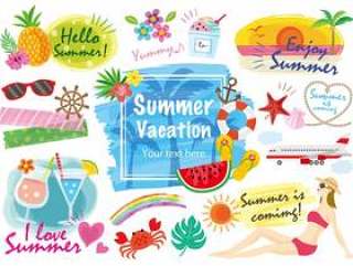 夏季度假框架