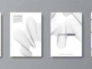 Abstract cover and brochure design.