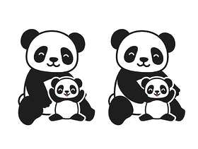 熊猫父母和孩子