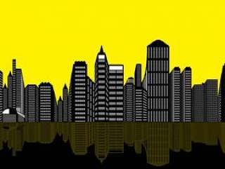 城市黄色