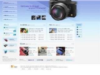 相机销售模板PSD分层