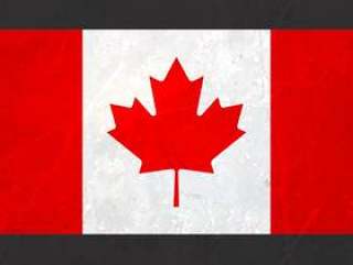 加拿大国旗与纹理