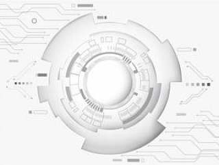 技术，白色灰色数字通信与电路业务和计算机纸艺术