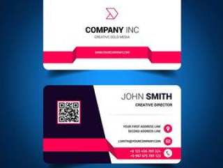 粉红色的光名片