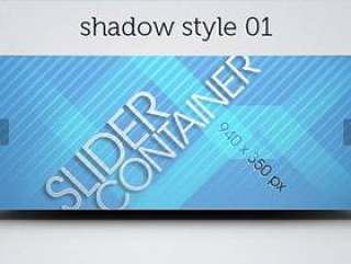 Web Slider Psd Shadows Pack