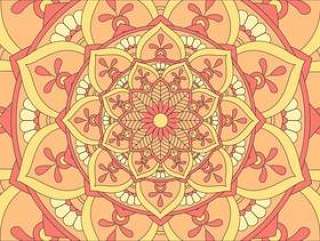 万花筒图案背景图