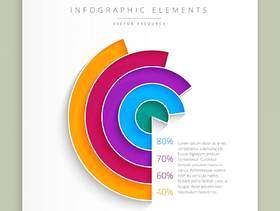 抽象信息图表设计模板
