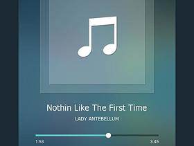 iOS7音乐播放器PSD分层