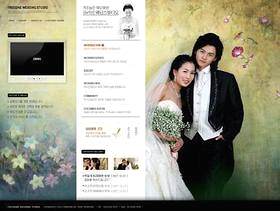 婚纱摄影网站模板(19)