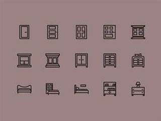 Furniture Icon Set