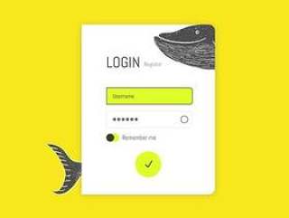 Art Login Form