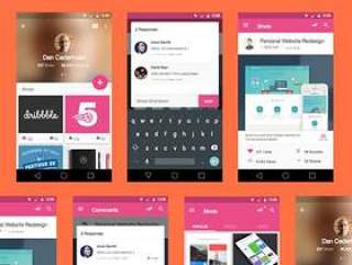 Dribbble Material Design