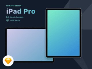 9 iPad Pro“11＆”12.9 Sketch Sketch的场景。，新的2018 iPad Pro