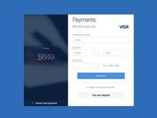 Web Payments Form