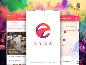 事件发现和预订应用UI工具包，Evez