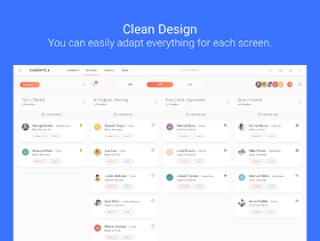 非常干净的设计和结构。易于定制。，多用途看板待办事项板（CRM，ERP，CMS）