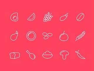 40 Food Icons