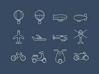 Transport Icon Set