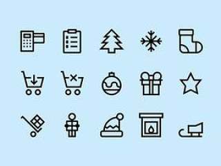 Christmas & Shopping Icons