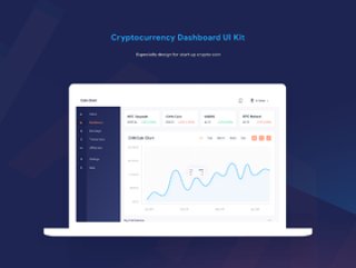 财务和加密仪表板Web应用程序UI工具包，加密货币仪表板UI工具包