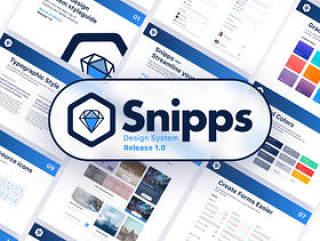 完整灵活的设计系统（RELEASE 1.0），Snipps设计系统
