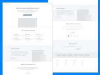 Landing Page Wireframe
