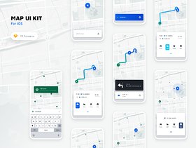 适用于iOS和Auto。的Map UI Kit，Map UI Kit