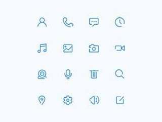 Smiple Glyphs Icons