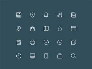 Buddha Line Icon Set