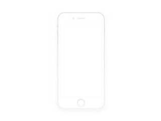 iPhone 6 Simple Wireframe