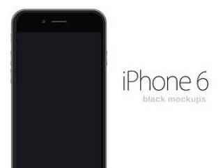 iPhone 6 Black Mockups
