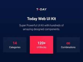超强功能UI套件，包含数百种令人惊叹的设计组件。，今日Web UI套件