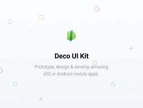原型，设计和开发惊人的移动应用程序。，Deco UI Kit