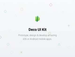 原型，设计和开发惊人的移动应用程序。，Deco UI Kit